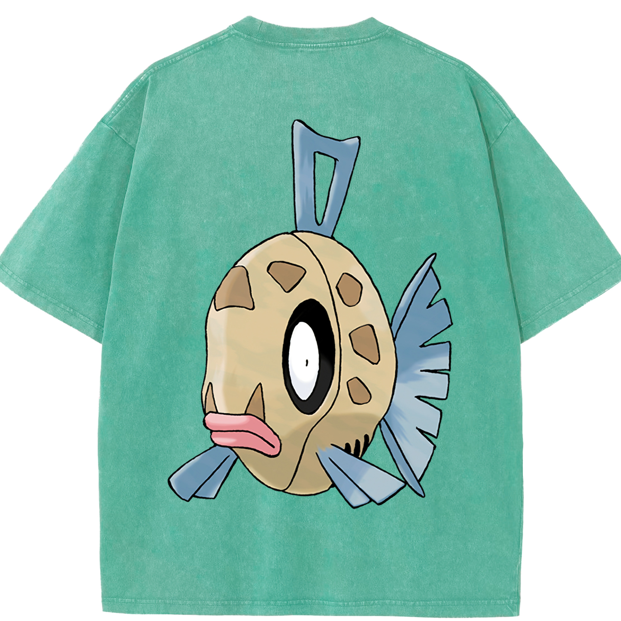 （画像用） ポケットモンスター Pokémon 綿100% ヴィンテージ風 半袖Tシャツ（背面プリント）